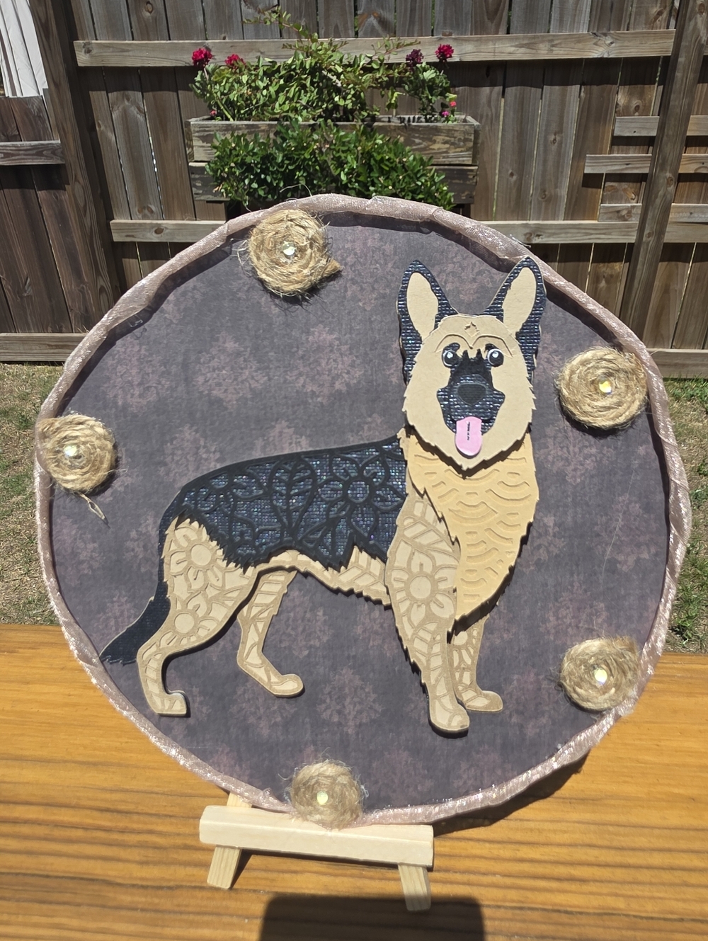 Layered GERMAN SHEPARD Wall Art - (Includes 50% Donation)